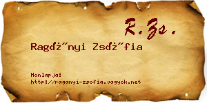 Ragányi Zsófia névjegykártya