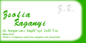 zsofia raganyi business card